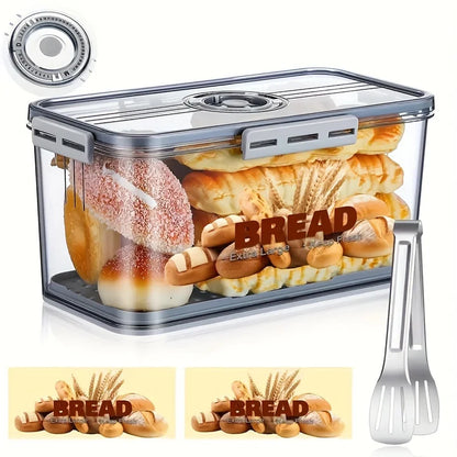 Premium Sealing Storage Container with Lid and Four Buckles