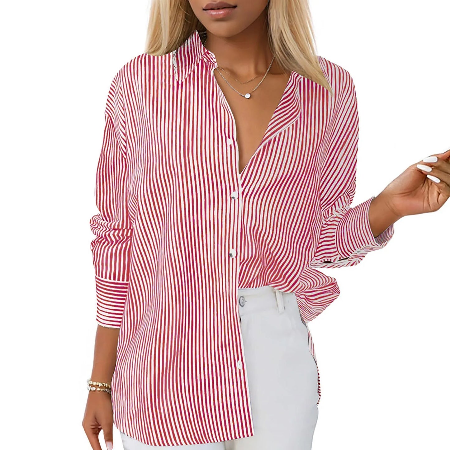 Women's Button Down Shirt - Casual Business