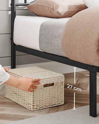 VASAGLE Metal Single Bed