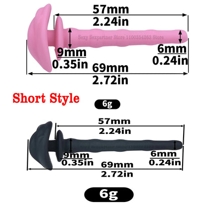 Hollow Silicone Horse Eye Rod Urethral Stimulator Expander Needle