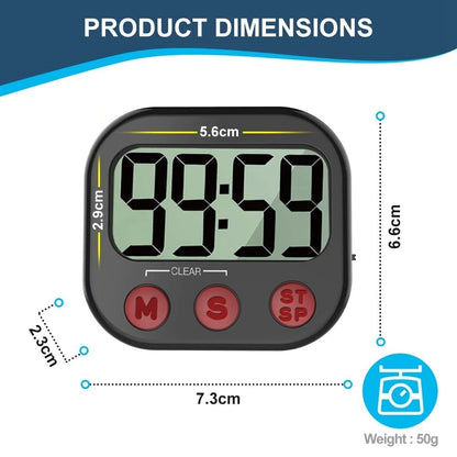Digital Cooking Timer with Visual Display