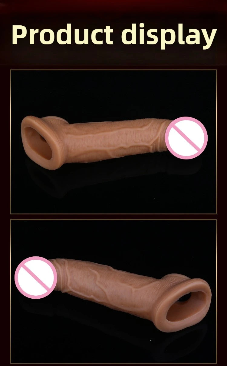 Penis Enhancement Sleeve with Ring