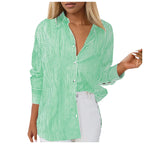 Women's Button Down Shirt - Casual Business NoEnName_Null