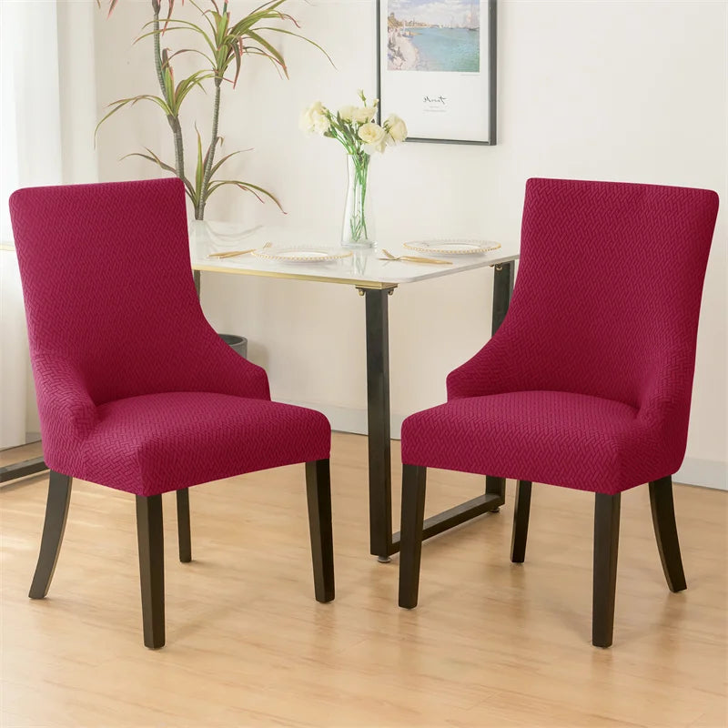 Yupartex Stretch Chair Cover - Jacquard Spandex Slipcover