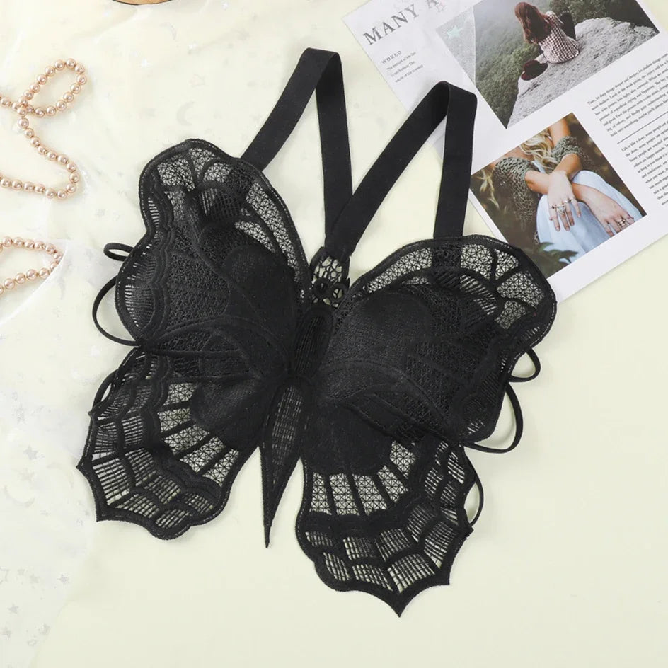 Sexy Butterfly Lace Bras For Women Backless