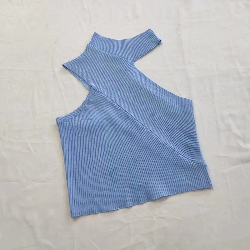 Heliar Sexy Tank Top - Hollow Out Design