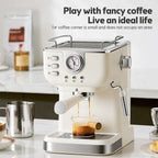 Coffee Maker 1050W 1.5L Large Capacity Semi Automatic The Max Mall