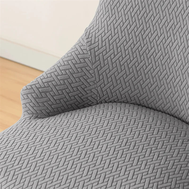 Yupartex Stretch Chair Cover - Jacquard Spandex Slipcover