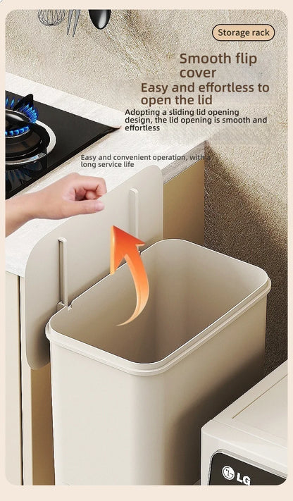 3 Layers Durability Plastic Waste Container with Modern Look