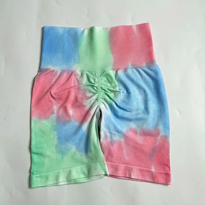 Mrs win Tie Dye Yoga Pants High Waist Leggings