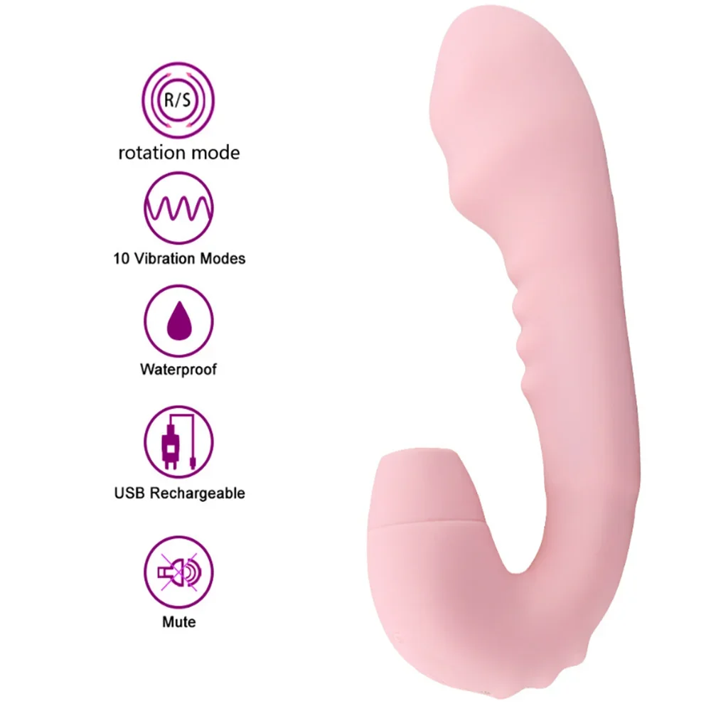 10 Speeds Clit Sucker Vagina Sucking AV Massage Vibrators Oral Sex