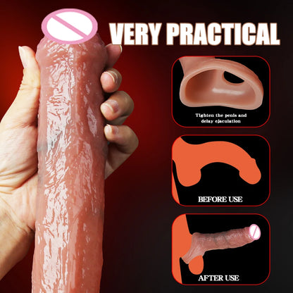 Male Enhancement Sleeve with Ring
