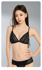 Push-Up Triangle Cup Bra Set