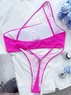 Sexy Asymmetric High Cut Micro Thong Bikini Female The Max Mall