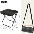 Abay Lightweight Folding Camping Chair - Portable Carbon Steel Abay