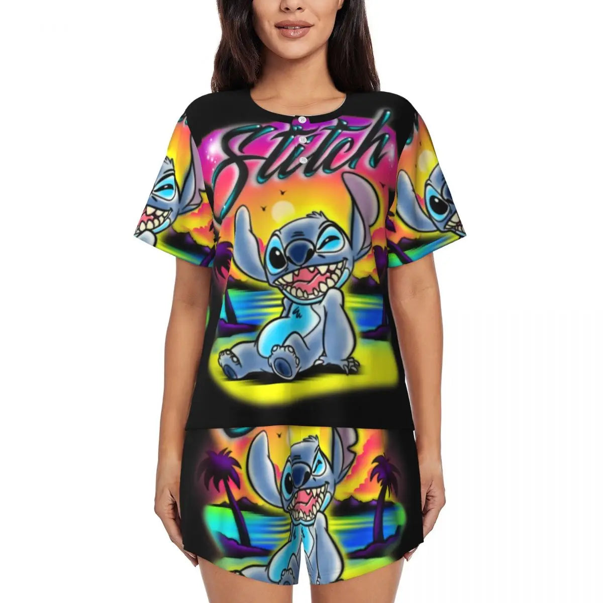 MINISO Summer Pajama Set - Print Design