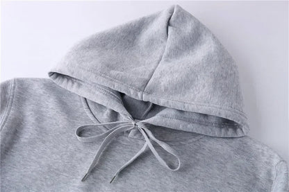 Men's Casual Print Hoodie - Fleece Lined O-Neck Pullover