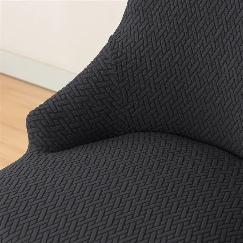 Yupartex Stretch Chair Cover - Jacquard Spandex Slipcover