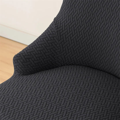 Yupartex Stretch Chair Cover - Jacquard Spandex Slipcover