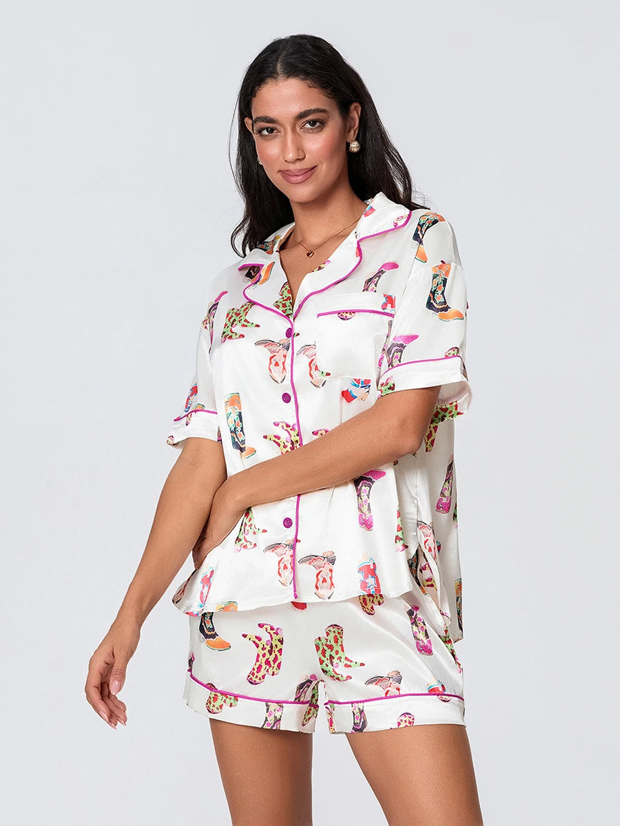 hirigin Summer Pajama Set - Cute Print