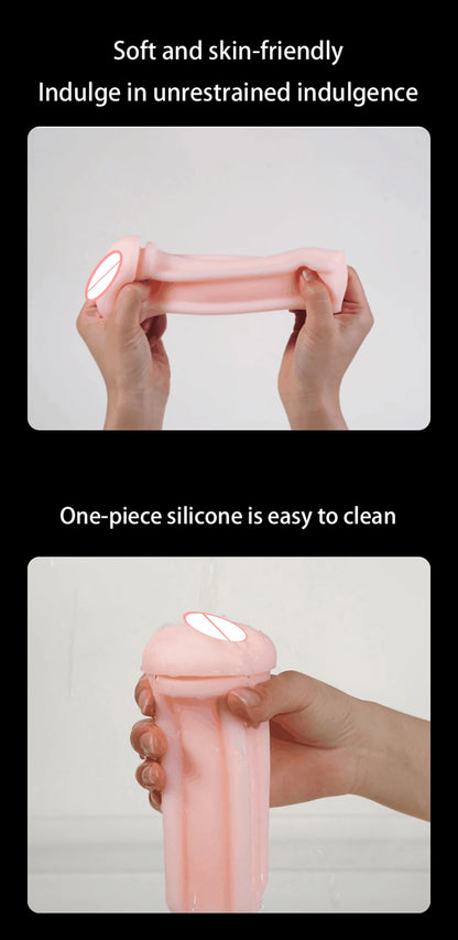 Male Masturbator With Suction Cup Adult Sex Toys