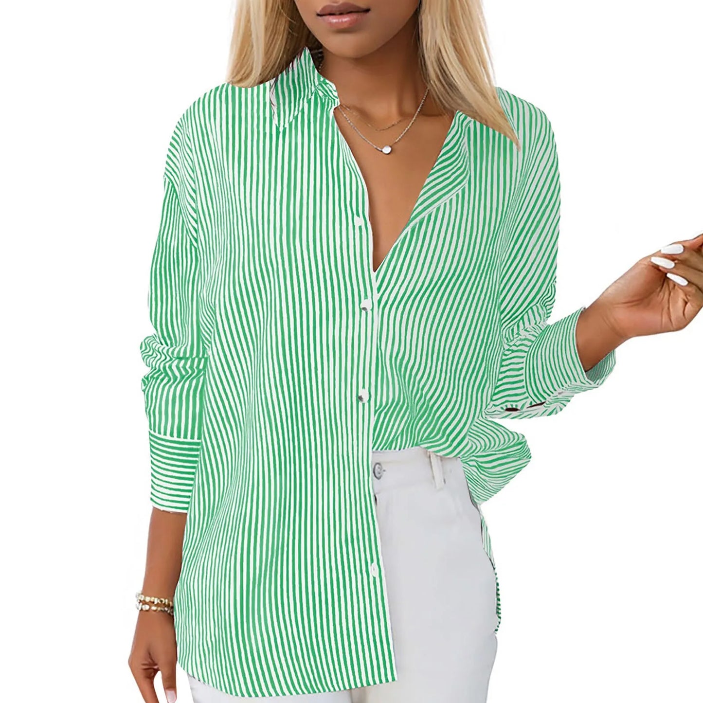 Women's Button Down Shirt - Casual Business