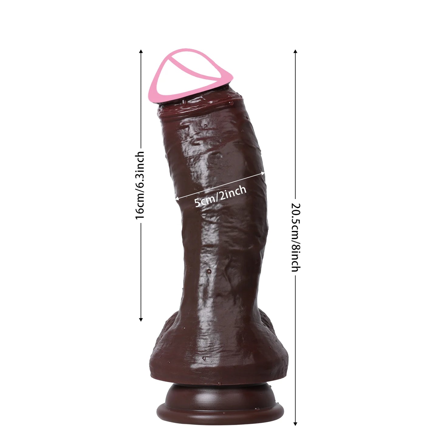 Large Realistic Dildo with Suction Cup
