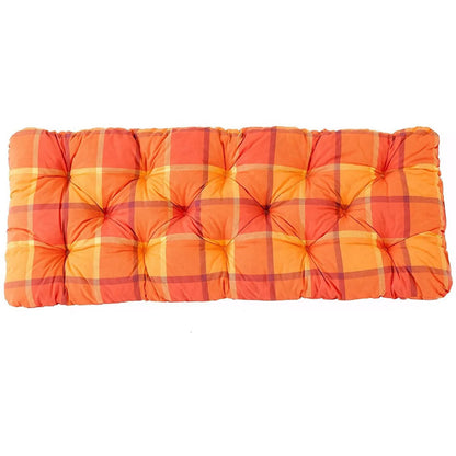 Memory Foam Garden Bench Cushion - Cotton Filled Rectangle