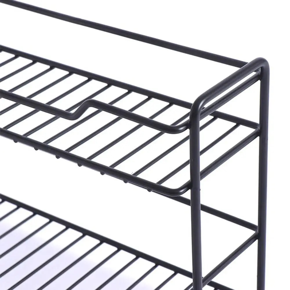 Modern Kitchen Organizer Shelf Waterproof Double-layer Kitchen Storage Stand