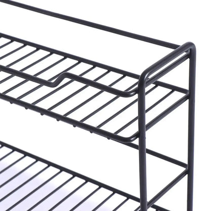 Modern Kitchen Organizer Shelf Waterproof Double-layer Kitchen Storage Stand