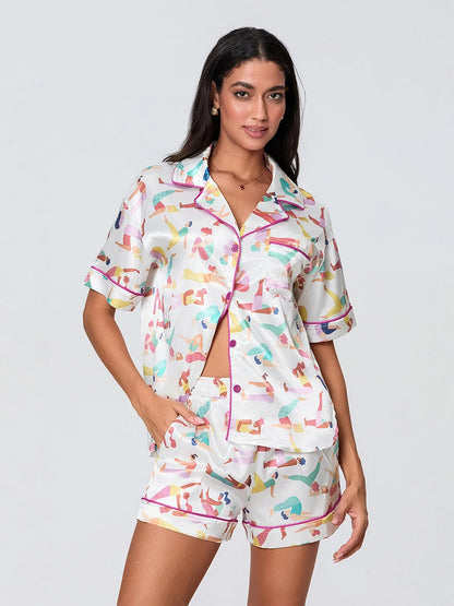 hirigin Summer Pajama Set - Cute Print