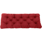 Memory Foam Garden Bench Cushion - Cotton Filled Rectangle The Max Mall