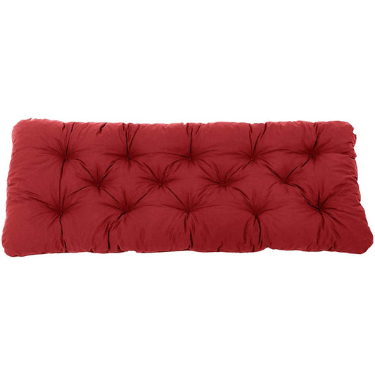 Memory Foam Garden Bench Cushion - Cotton Filled Rectangle
