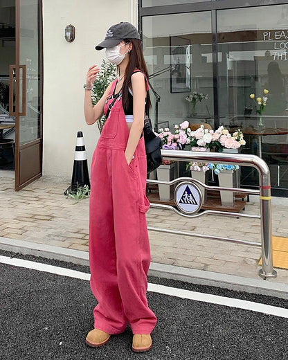 Rose Pink Straight Jeans