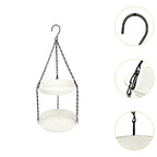Kesoto Hanging Bird Feeder - Double Plate Large Capacity Kesoto