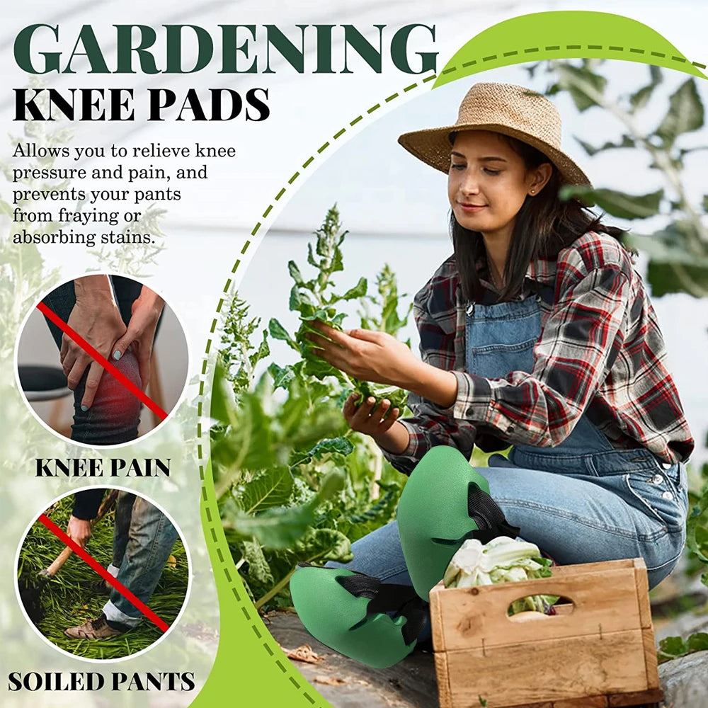Tcare EVA Foam Knee Pads - Adjustable Garden Work Support
