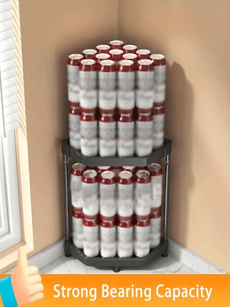 Kitchen Seasoning Shelf Spice Countertop Corner Stands