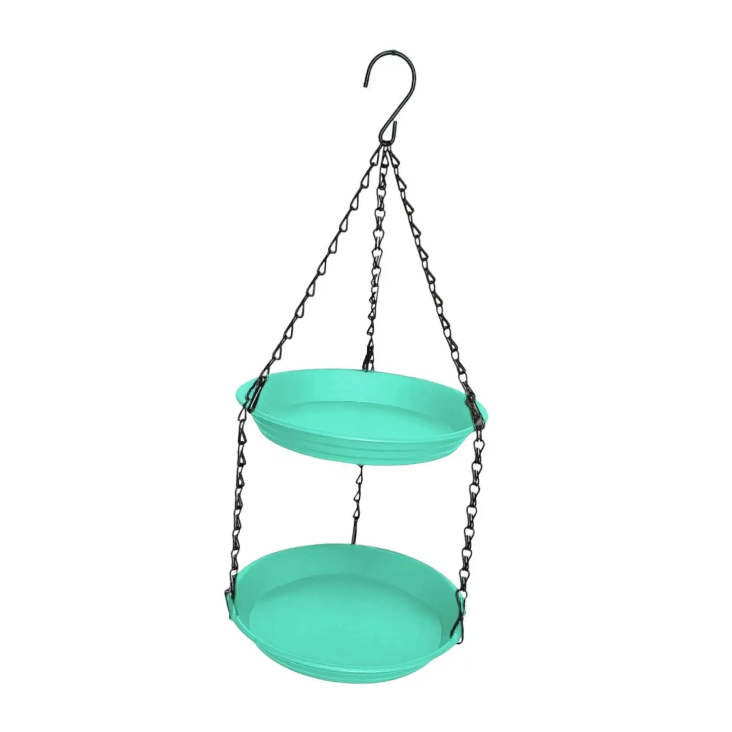 Kesoto Hanging Bird Feeder - Double Plate Large Capacity