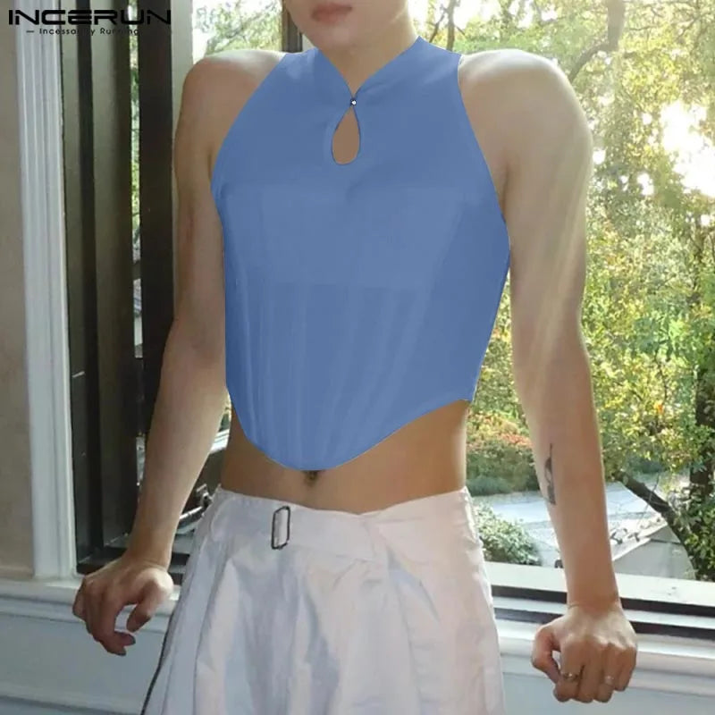 INCERUN Men's Tank Top - Casual Solid INCERUN