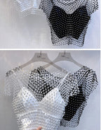Dancing JL Ants Office Blouse - Puff Sleeve Dancing JL Ants