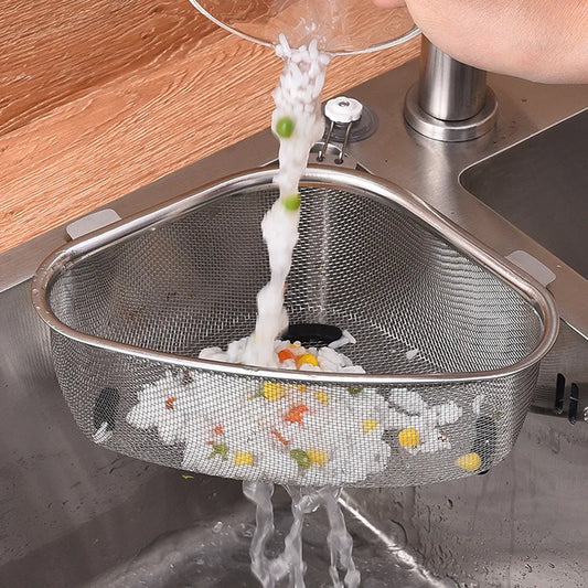 Kitchen Sink Corner Drain Strainer