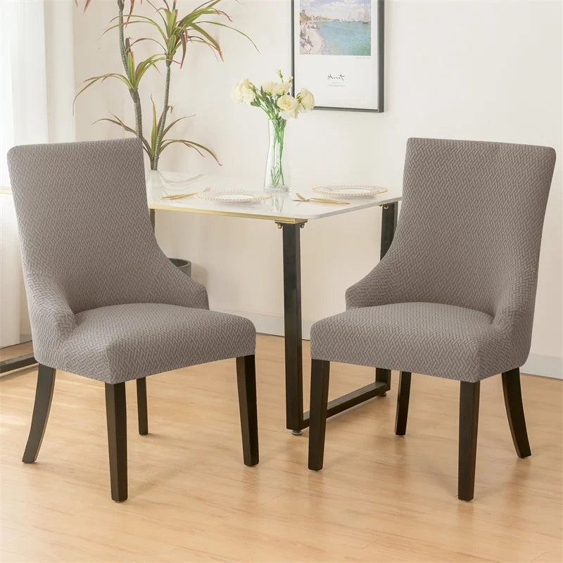 Yupartex Stretch Chair Cover - Jacquard Spandex Slipcover