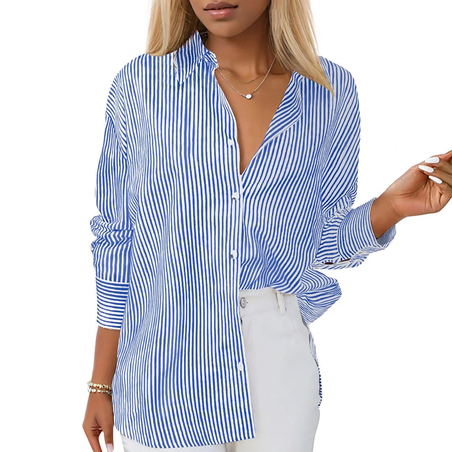 Women's Button Down Shirt - Casual Business
