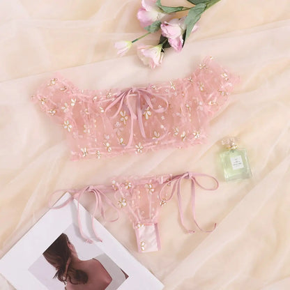 Ultra Transparent Sensual Bra And Underwear Setsv