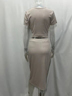 ELLGSSG Sexy Club Dress - Sheath Mid-Calf ELLGSSG