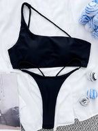 Sexy Asymmetric High Cut Micro Thong Bikini Female The Max Mall