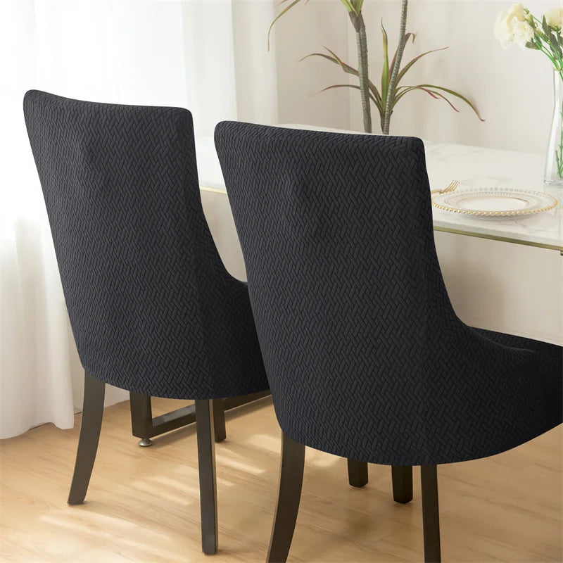 Yupartex Stretch Chair Cover - Jacquard Spandex Slipcover