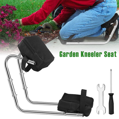 Aluminum Garden Kneeler Seat - Ergonomic Wearable Knee Support