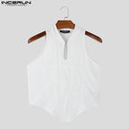 INCERUN Men's Tank Top - Casual Solid INCERUN