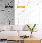 Kitchen living room waterproof and oil-proof sticker self-adhesive 40cm renovation marble thickened wallpaper wallpaper home The Max Mall